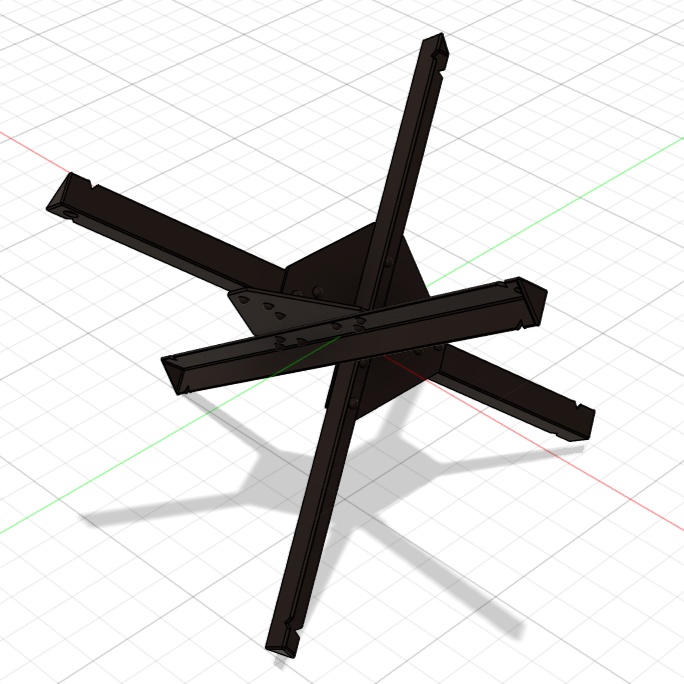 【データ販売】3Dプリント用対戦車障害物(チェコのハリネズミ)