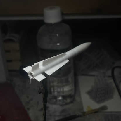 【データ販売】3Dプリント用AIM-54フェニックスミサイル(1/48)