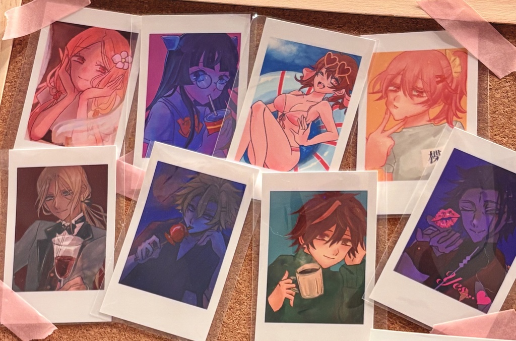 非公式ギルティクラウンチェキ風カード8枚セット