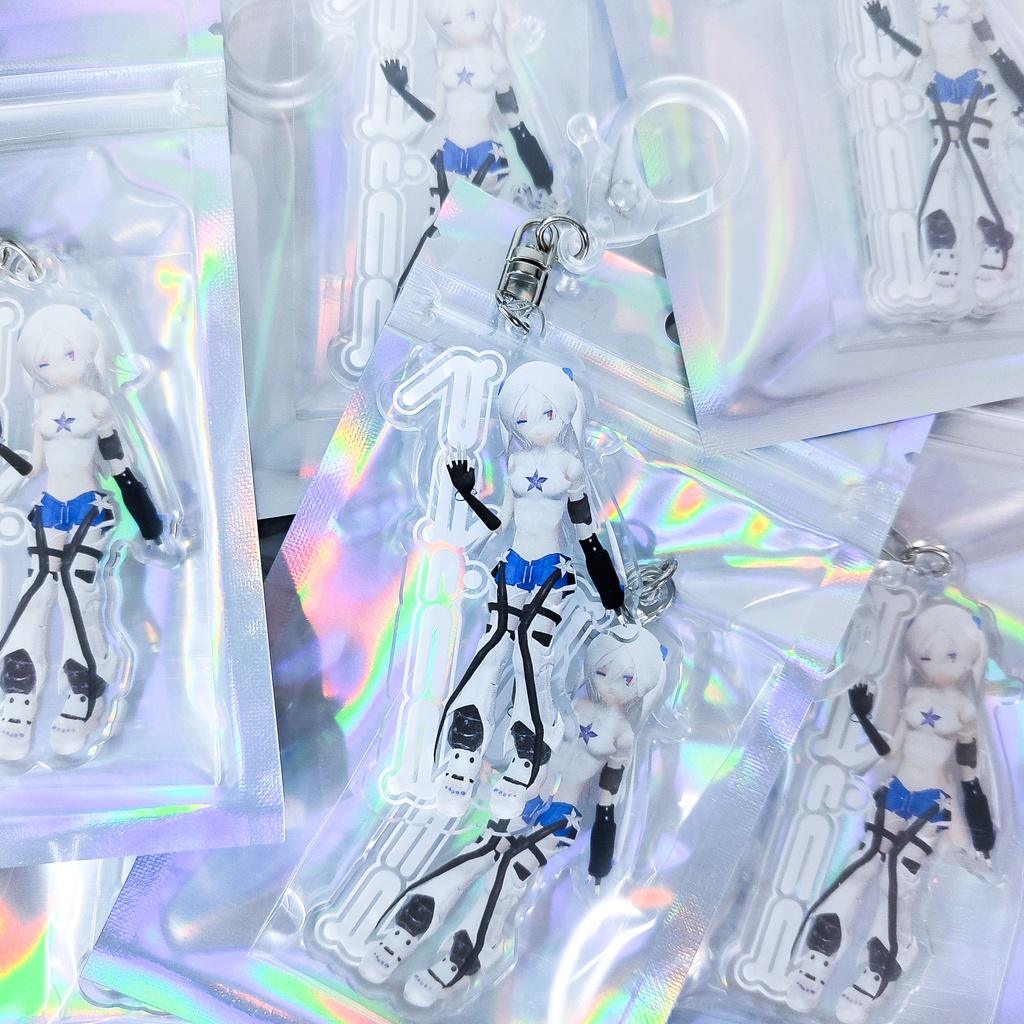 { 白迦 アクリルキ‐ホルダ‐ }