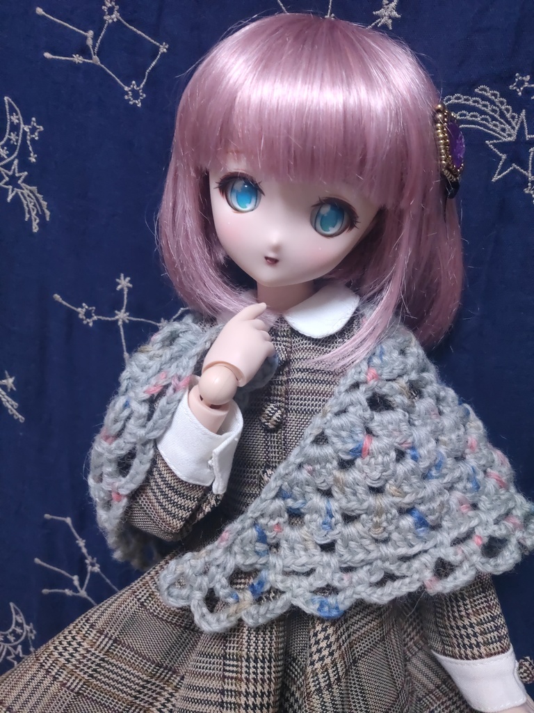 BJD-003 デニムカラーのジャンパースカート - おもちゃ