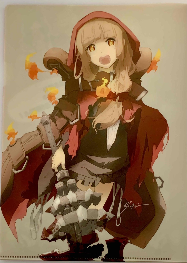 ずきんちゃんクリアファイル