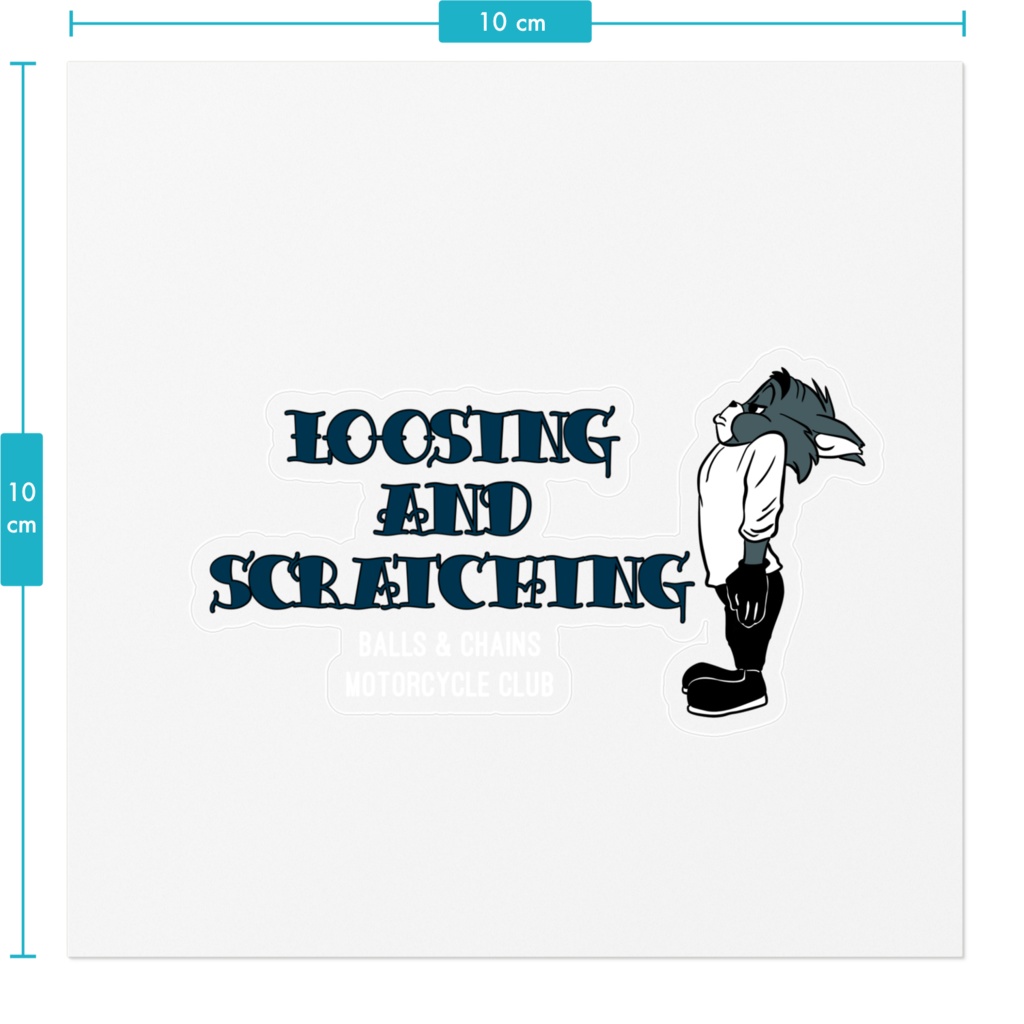 Loosing & Scratching ステッカー