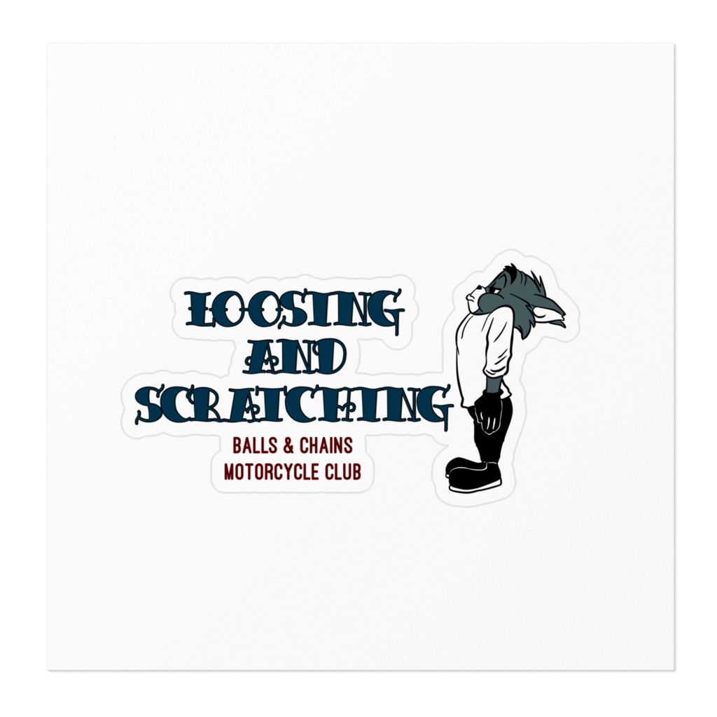 Loosing & Scratching ステッカー2