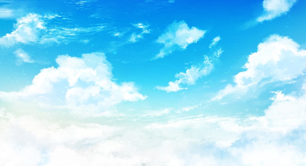 背景素材：空と雲