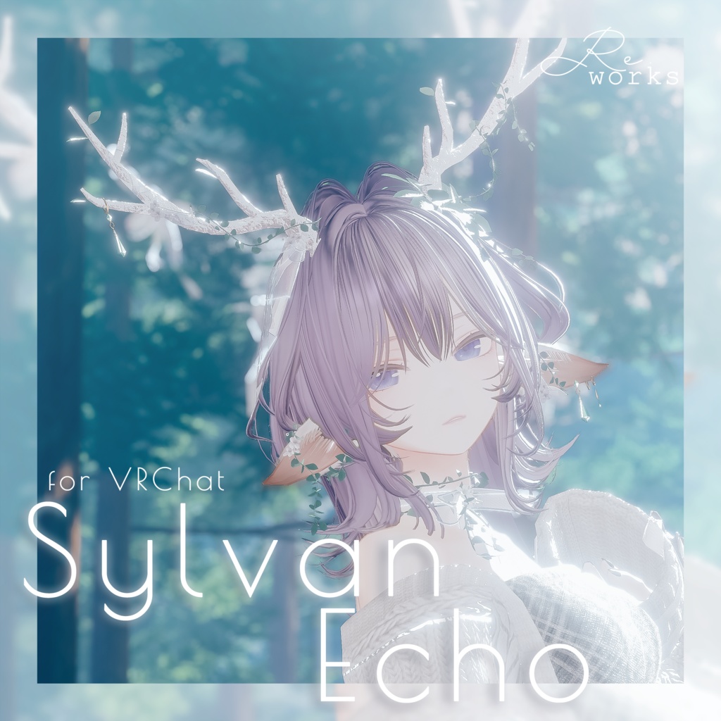 【動く】Sylvan Echo - 鹿モチーフアイテムセット【VRChat向け】