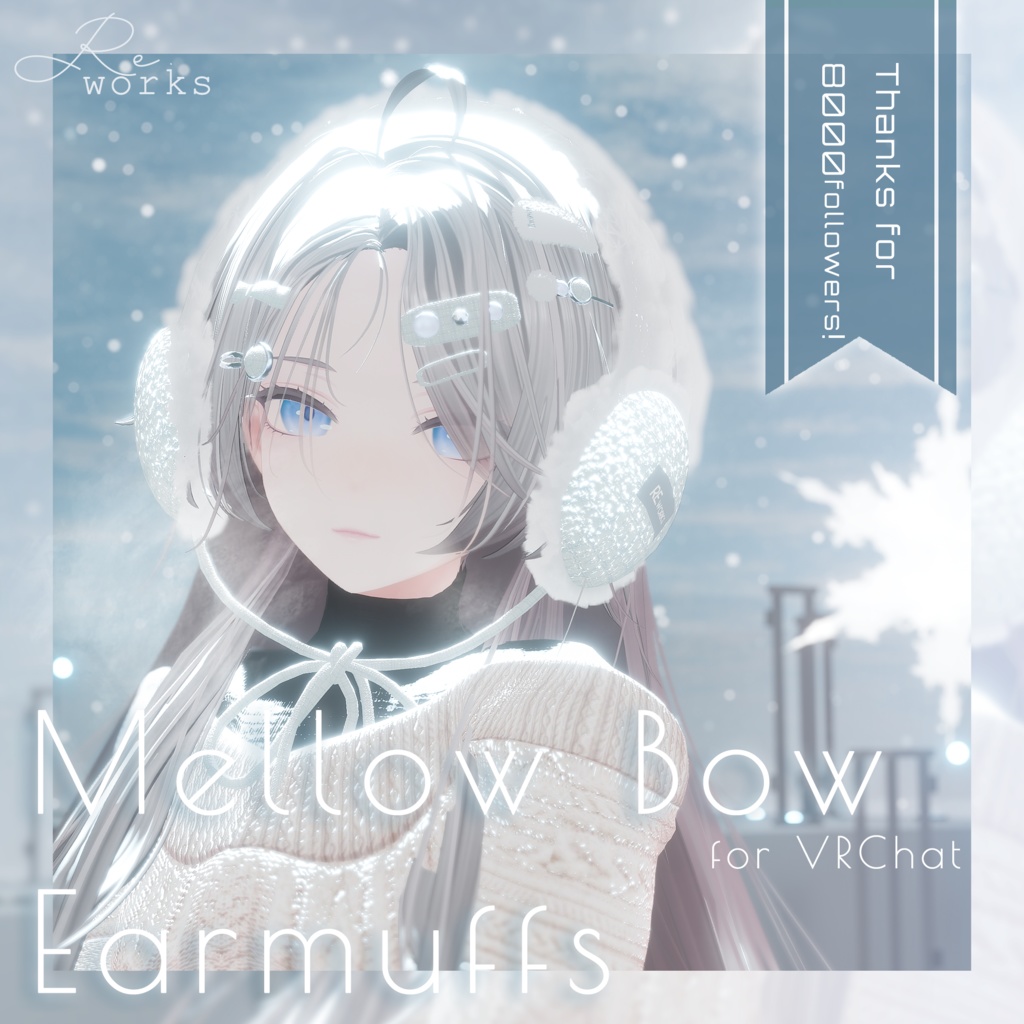 【期間限定無料あり/Free】Mellow Bow Earmuffs - リボンイヤーマフ【thx8000followers】
