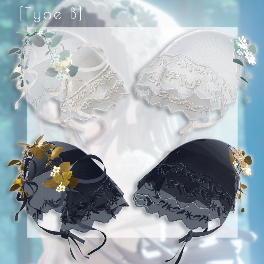 【期間限定無料あり/Free】Dewveil Babushka - ガーランドバブーシュカ【thx10000followers】
