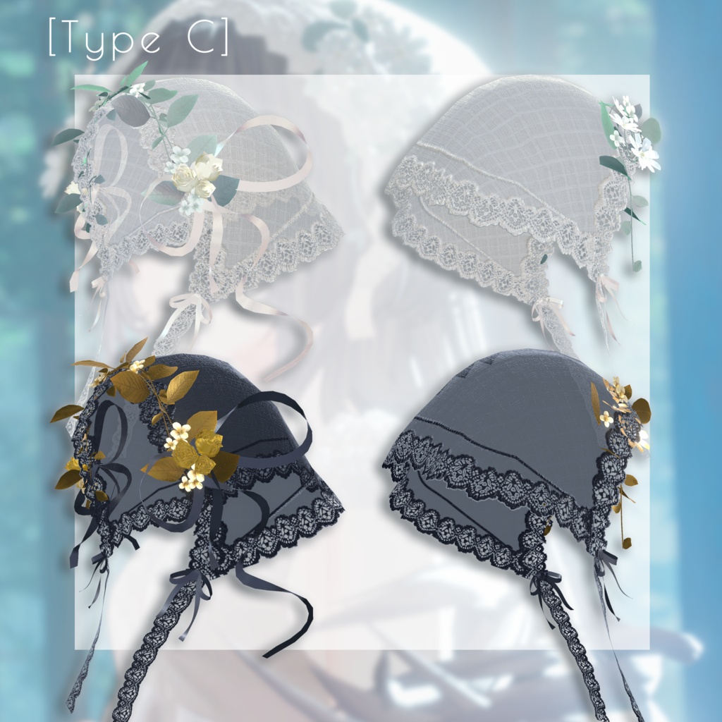 【期間限定無料あり/Free】Dewveil Babushka - ガーランドバブーシュカ【thx10000followers】