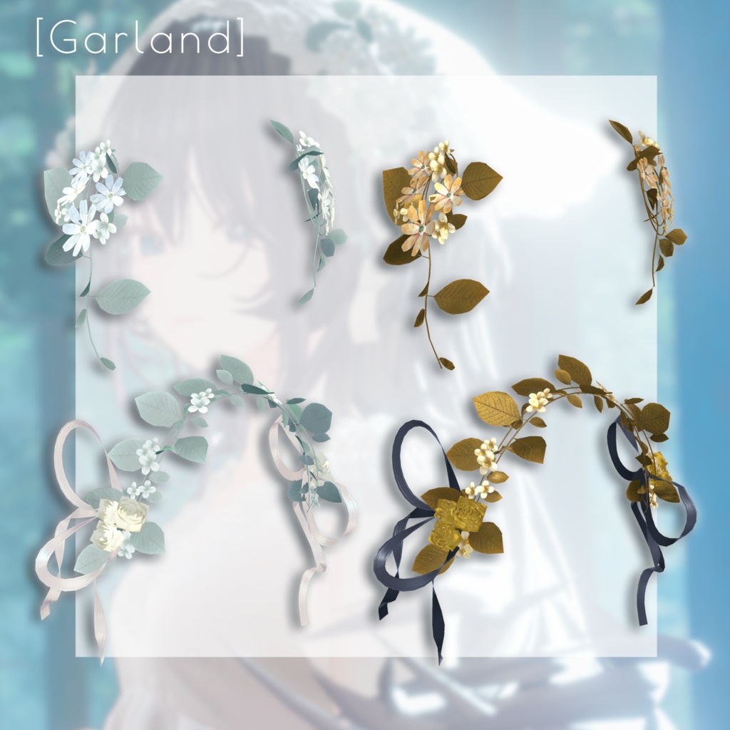 【期間限定無料あり/Free】Dewveil Babushka - ガーランドバブーシュカ【thx10000followers】