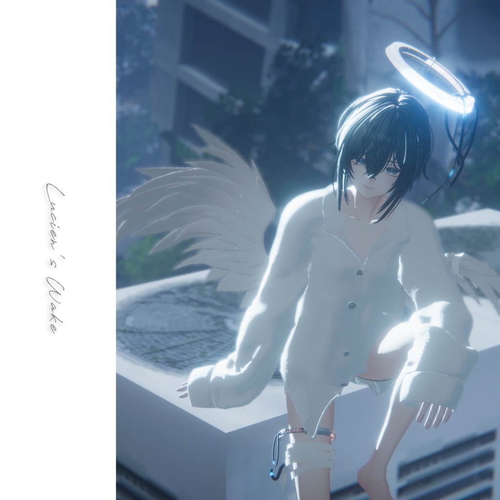 【動く】Lucien's Wake - 機械天使アイテムセット【VRChat向け】