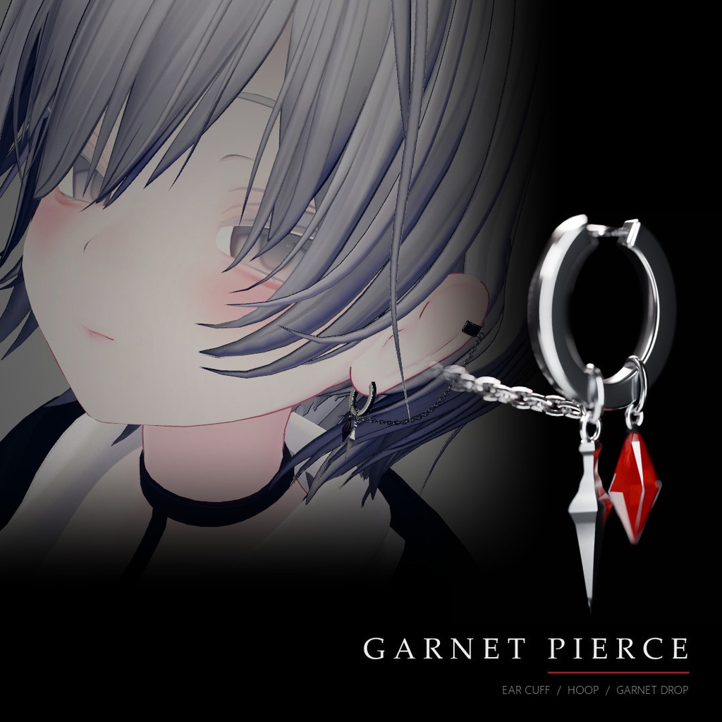 【ルルネ専用】Garnet Pierce
