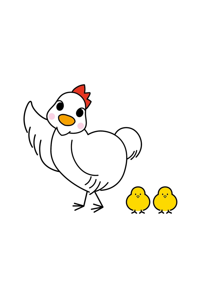 ニワトリキャラクター