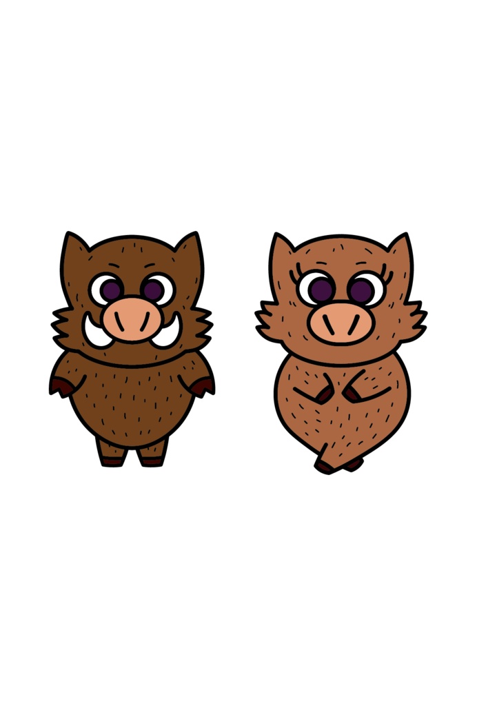 猪キャラクター