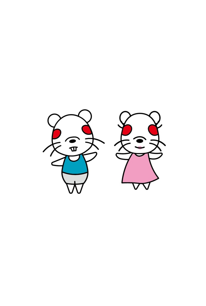 ねずみキャラクター