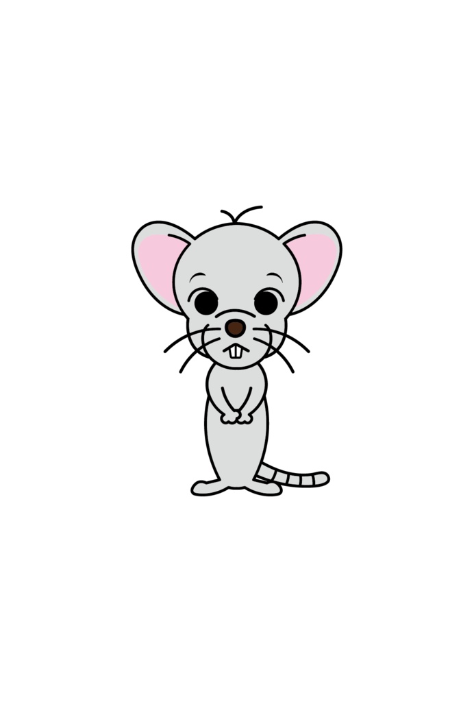 ネズミキャラ一体