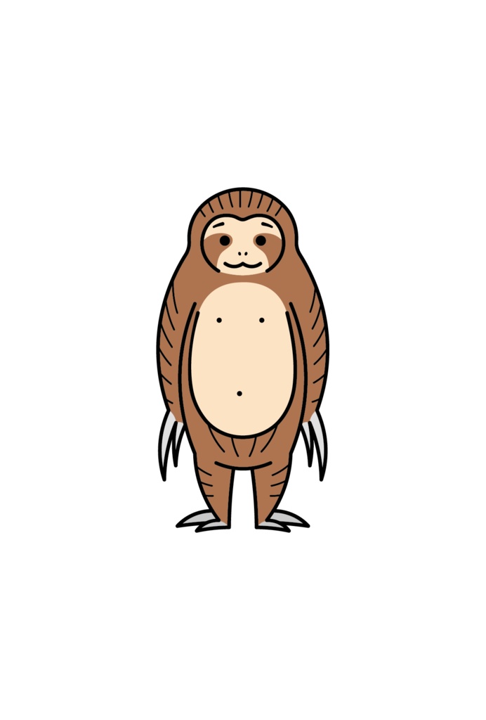 ナマケモノキャラクター