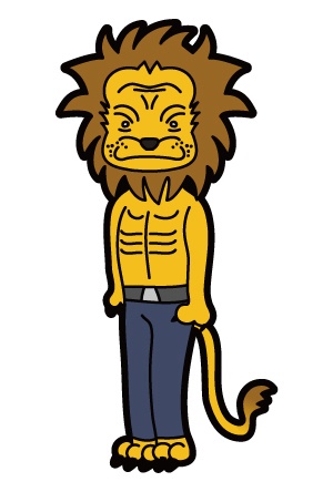 ライオンキャラクター