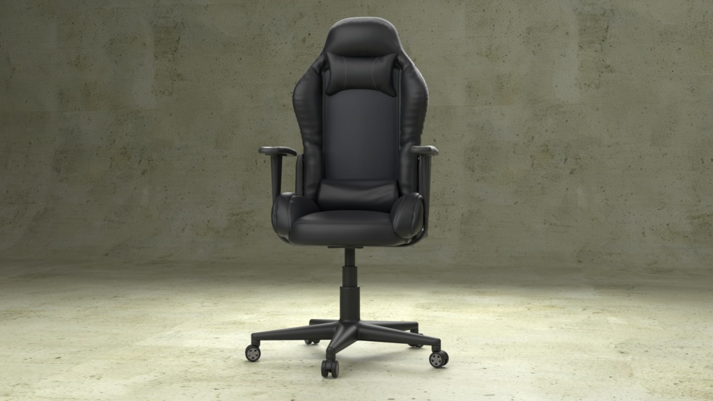 ゲーミングチェア 3Dモデル