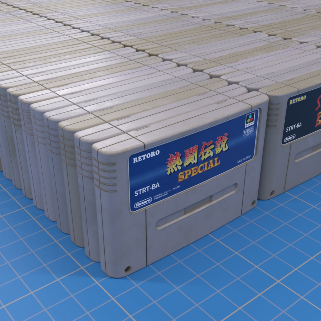 【3Dモデル】家庭用ゲーム機【gaming device/Video Game console/スーパーファミコン/SNES】