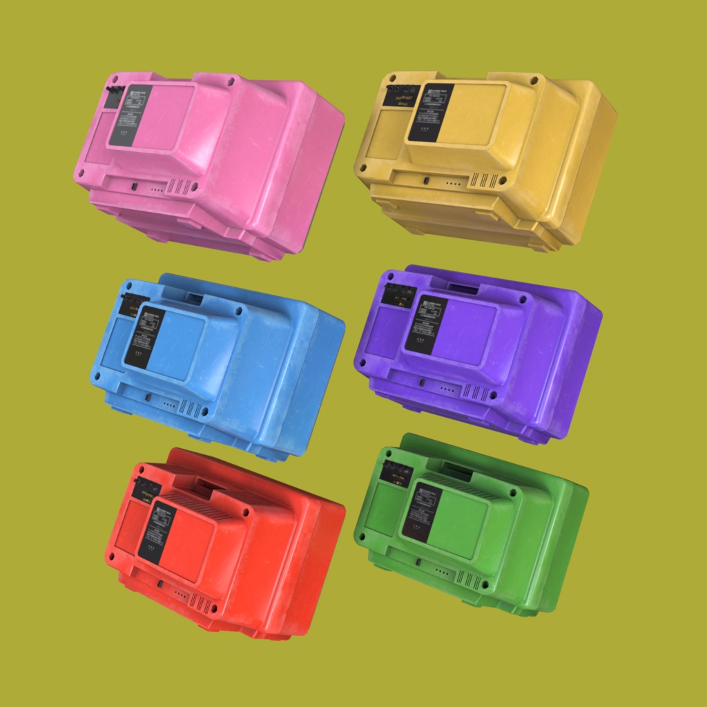 【3D小道具】レトロブラウン管テレビ(CRT)|VRChat向けプロップ|PBR