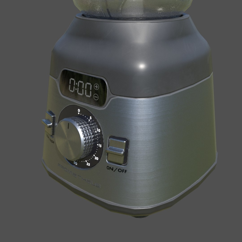 【3Dモデル】キッチン ミキサー・ブレンダー【5色展開・4079ポリゴン】