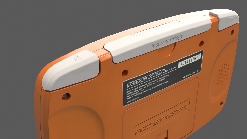 【3Dモデル】ゲーム機【10色入り/ゲームボーイ/blender/ローポリ】