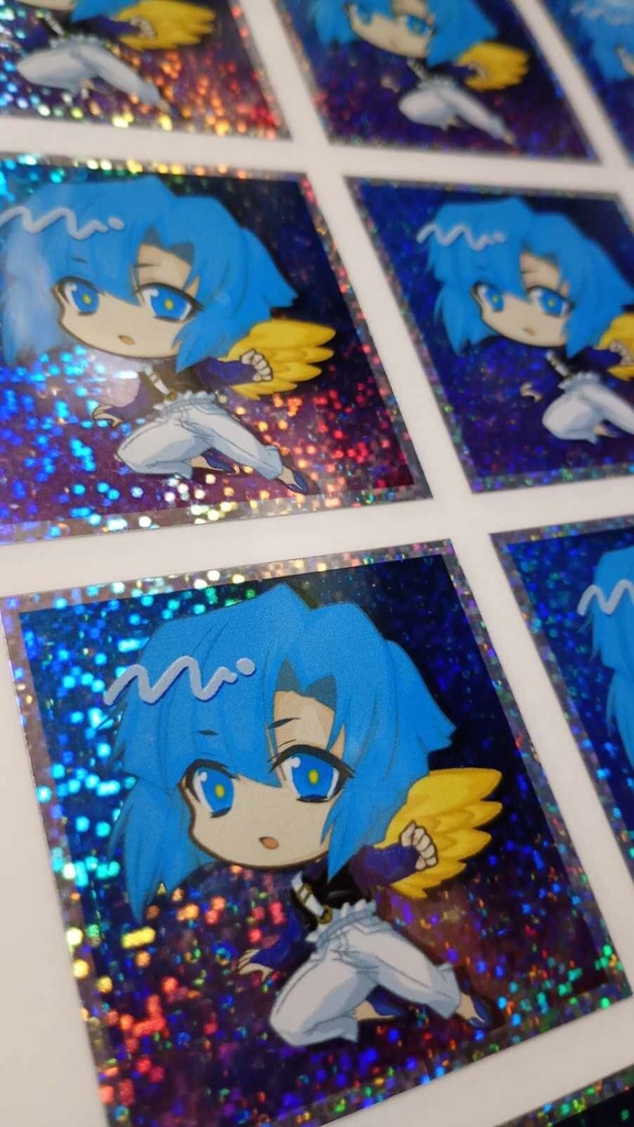 サイキックフォース エミリオ 蓄光アクリルキーホルダー&シールセット