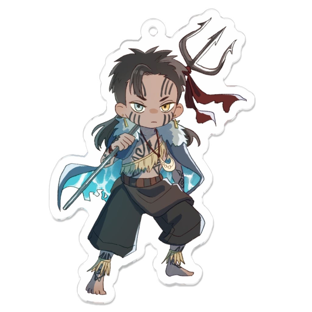 タスマン海アクリルキーホルダー