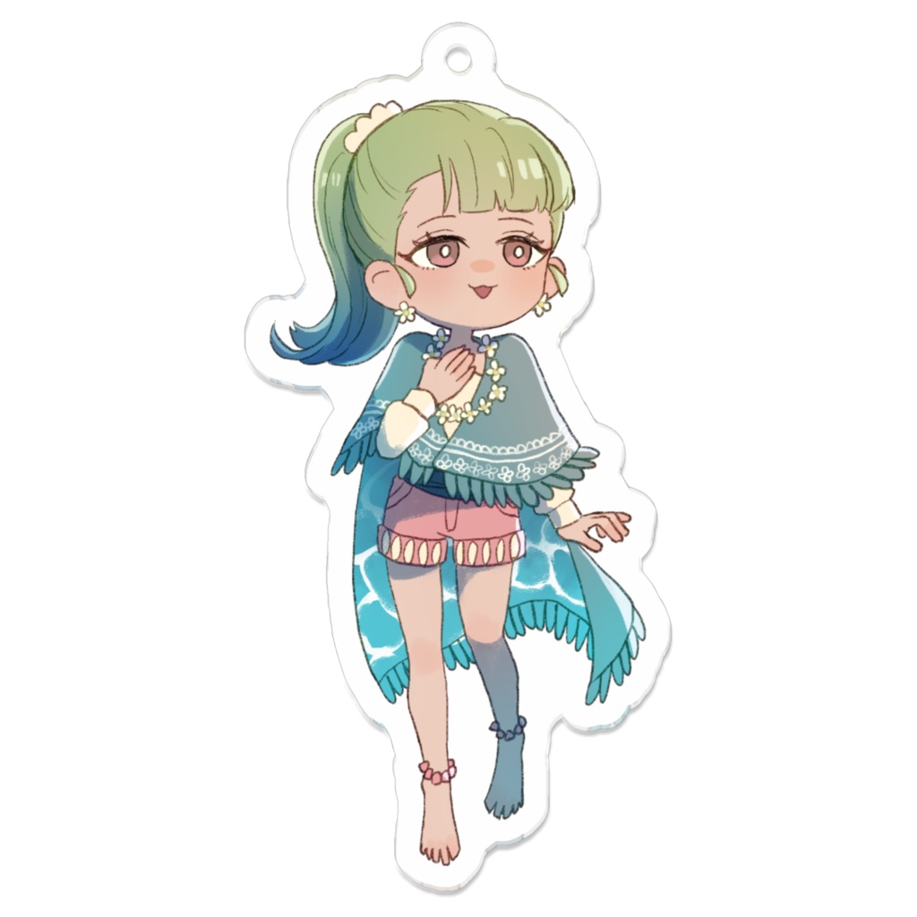 フローレス海アクリルキーホルダー