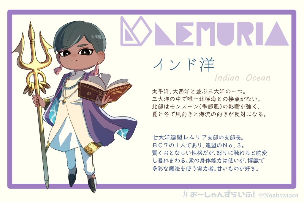 インド洋アクリルキーホルダー