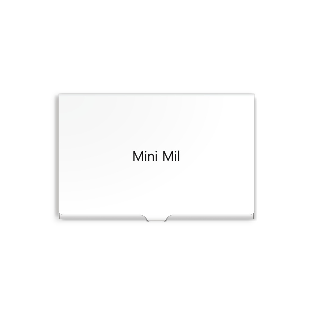 【Mini Mil (ロゴのみ)】アルミタイプ