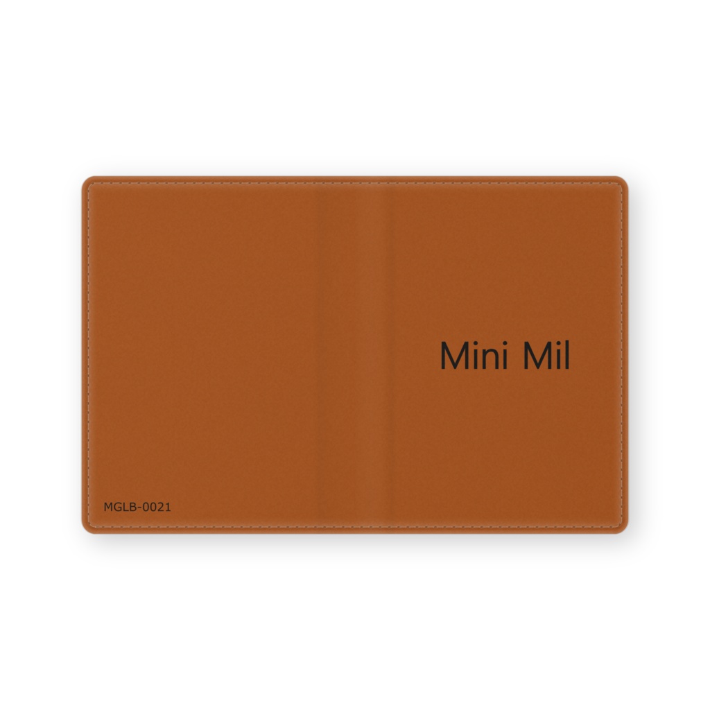 【Mini Mil (ロゴ柄)】レザータイプ