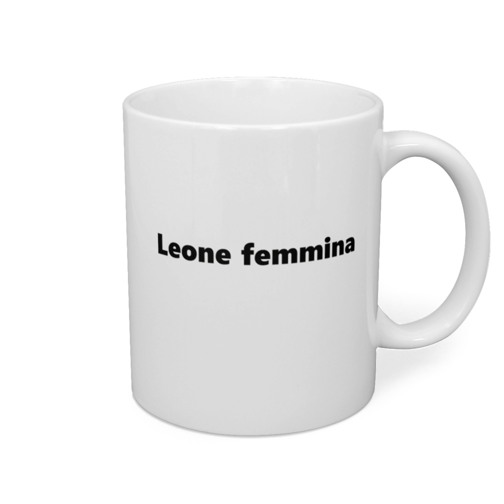 【Leone femmina(文字ロゴ)】