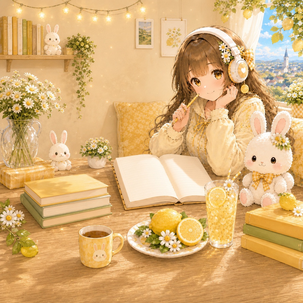 【無料フリーBGM】Lemon Study Time|Mochi Lofi