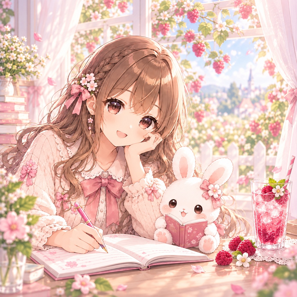 【無料フリーBGM】Raspberry Study Time|Mochi Lofi