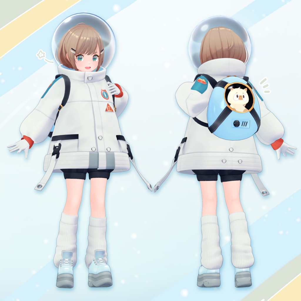 【ふゆうちゃん】オリジナル3Dモデル