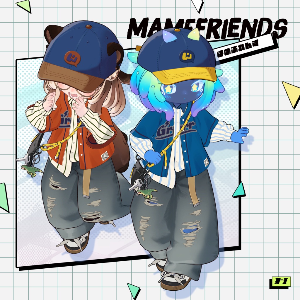 【まめふれんず/ヌノスプ/うささき対応】 ActiveDenims-アクティブデニムズ-