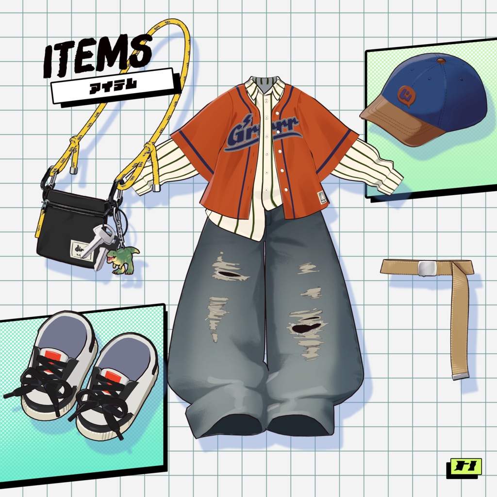 【まめふれんず/ヌノスプ/うささき対応】 ActiveDenims-アクティブデニムズ-