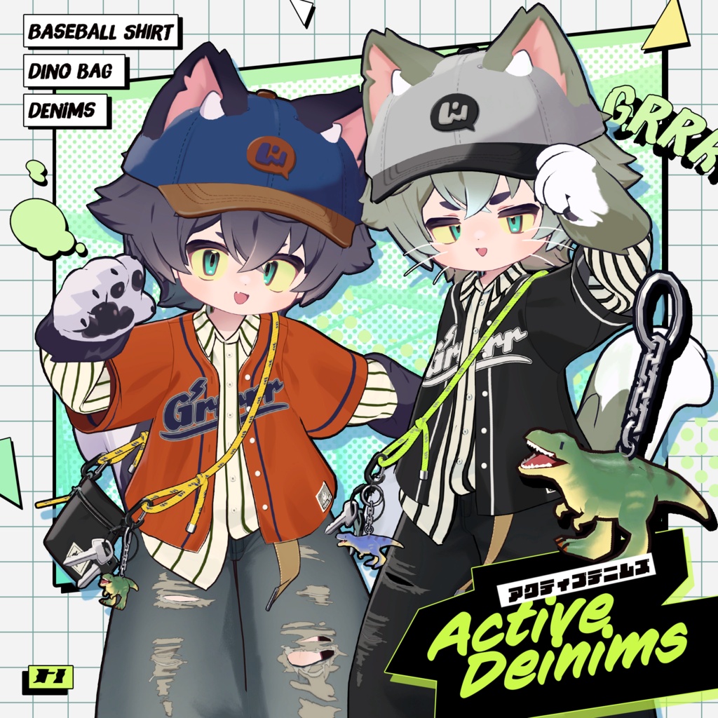 【まめふれんず/ヌノスプ/うささき対応】 ActiveDenims-アクティブデニムズ-