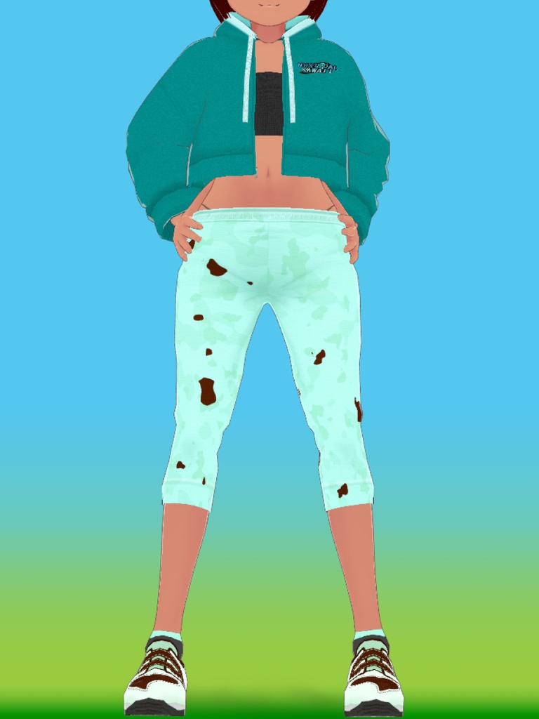 ローライズカプリパンツ(Low-riser Capri pants)