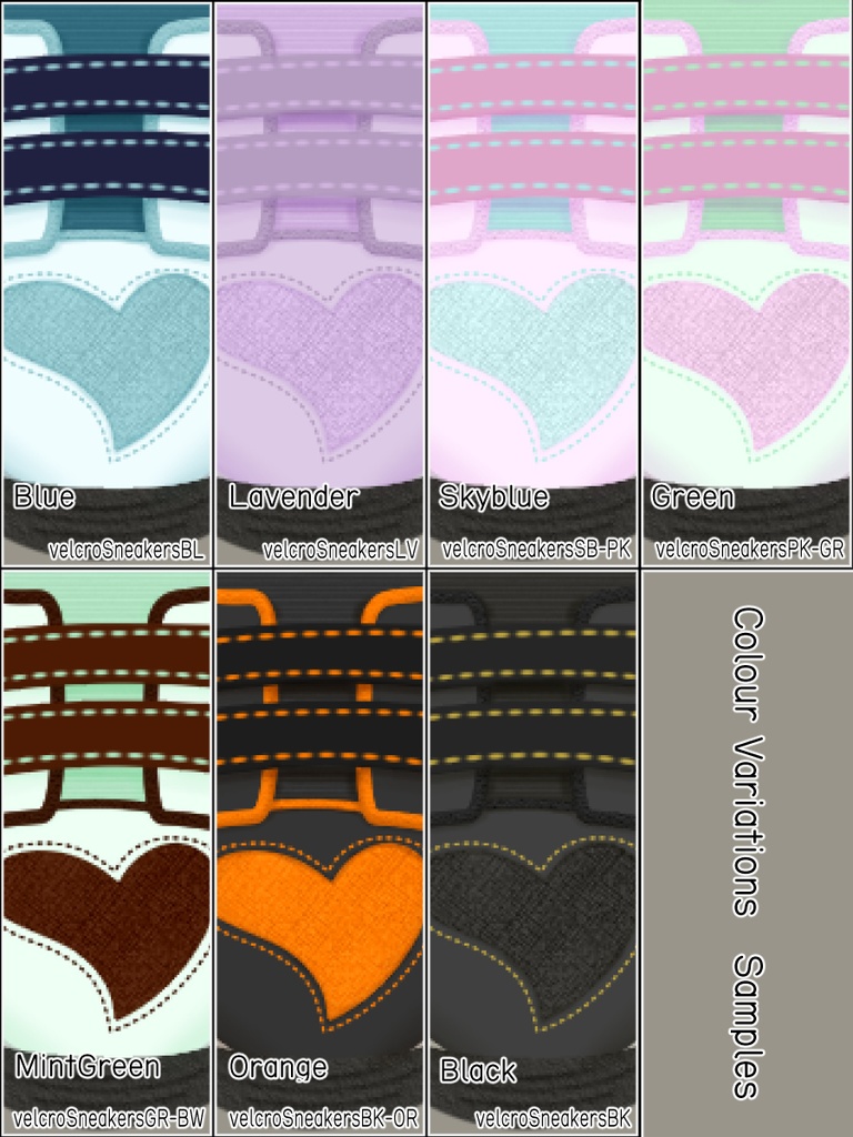 ベルクロスニーカー(Velcro Sneakers)