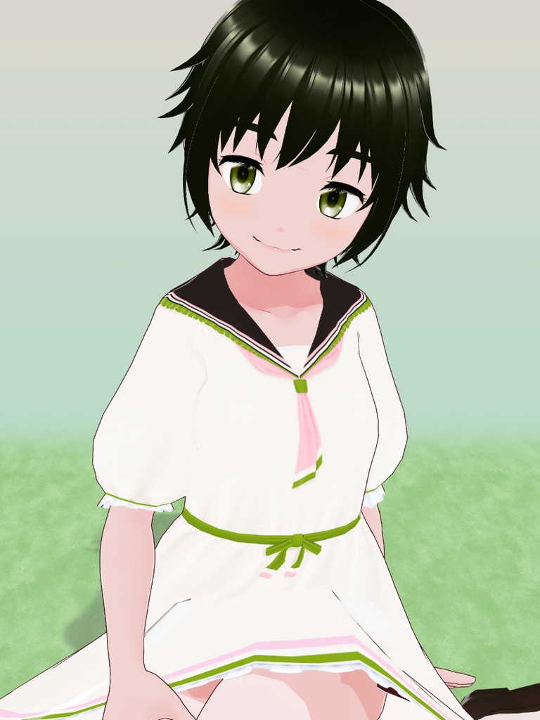 お手軽セーラーワンピ(Easy Sailor Dress)