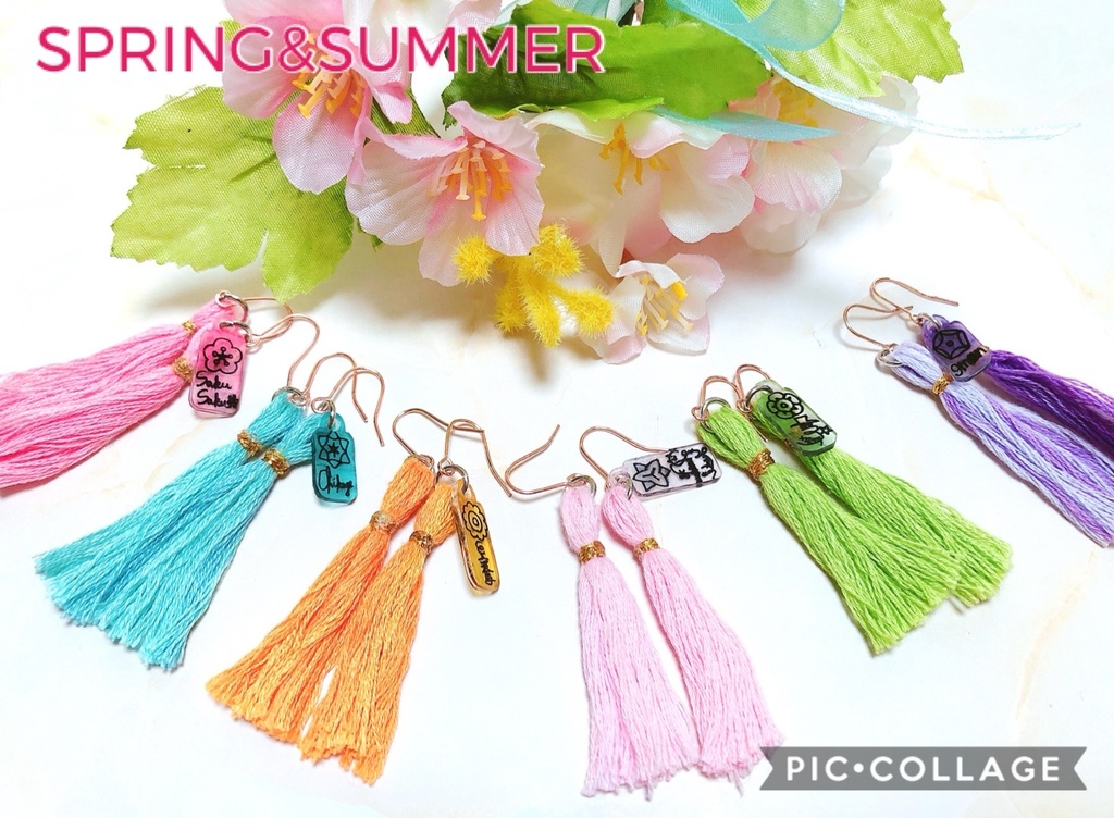 [A3!]タッセルピアス