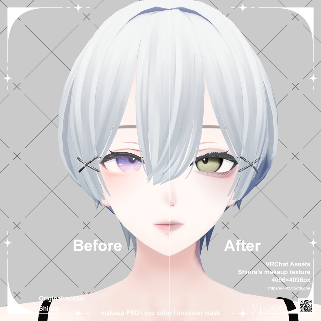 【森羅】Makeup & Eye texture