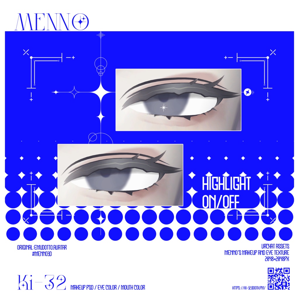 【Menno】Makeup & Eye texture