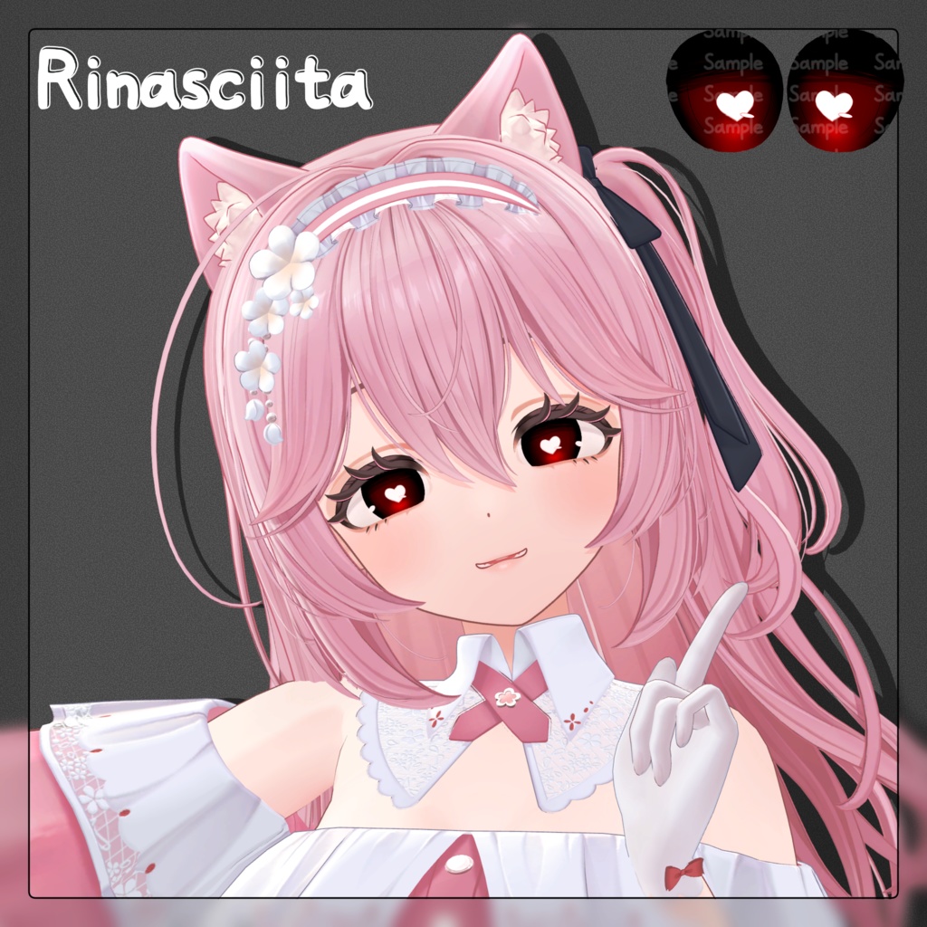 【6 Avatars】Love♡Monster Eye texture+acc🖤