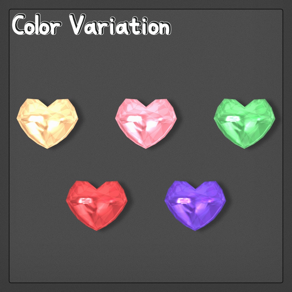 【6 Avatars】Love♡Monster Eye texture+acc🖤
