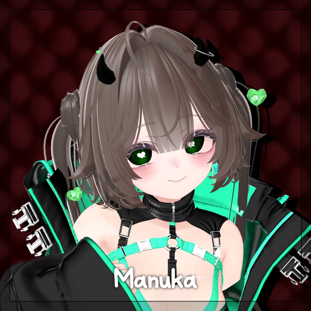 【7 Avatars】Love♡Monster Eye texture+acc🩶