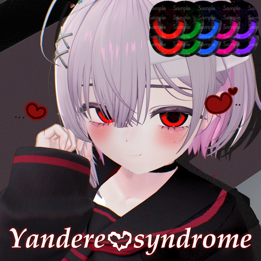 【7 Avatars】Yandere♡syndrome Eye texture